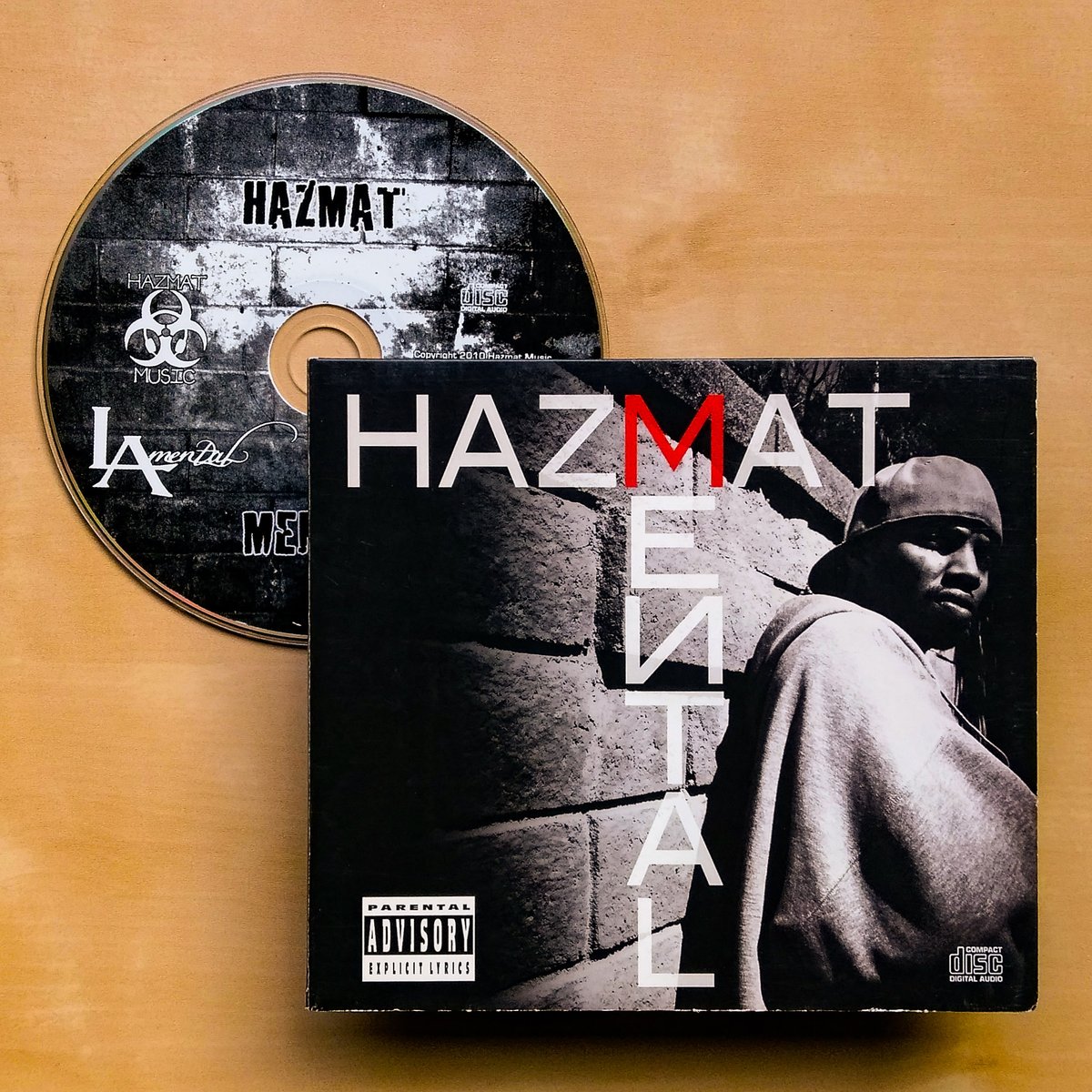 radiofuturamusi's tweet image. Hazmat – Mental. 2010 #SelfReleased US CD pressing going to #Eberdingen #BadenWuerttemberg #Germany #Hazmat #Mental #HipHop #RapMusic #CDOfTheDay #CDCollector #CDCollectorsOfTwitter