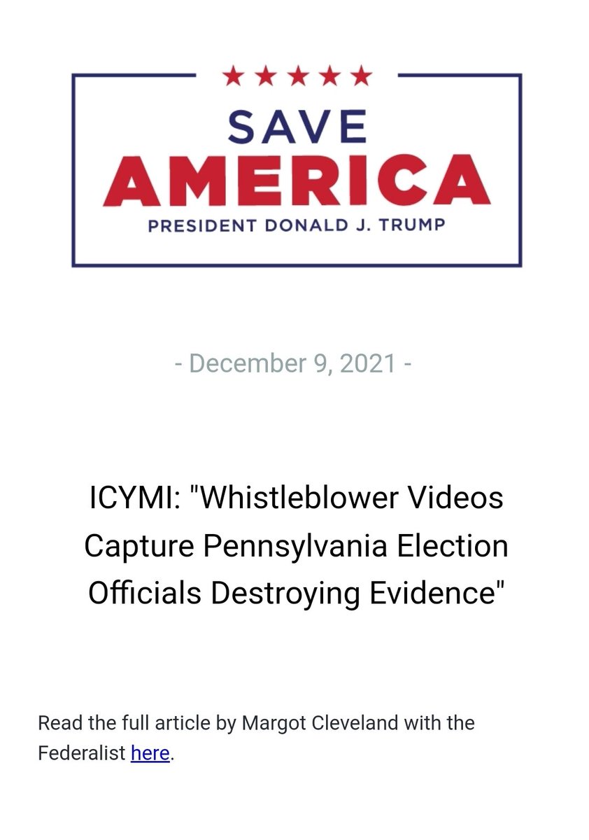 realLizUSA's tweet photo. ICYMI: "Whistleblower Videos Capture Pennsylvania Election Officials Destroying Evidence"

https://t.co/oWoaZhopbj https://t.co/qICUNNH8E7