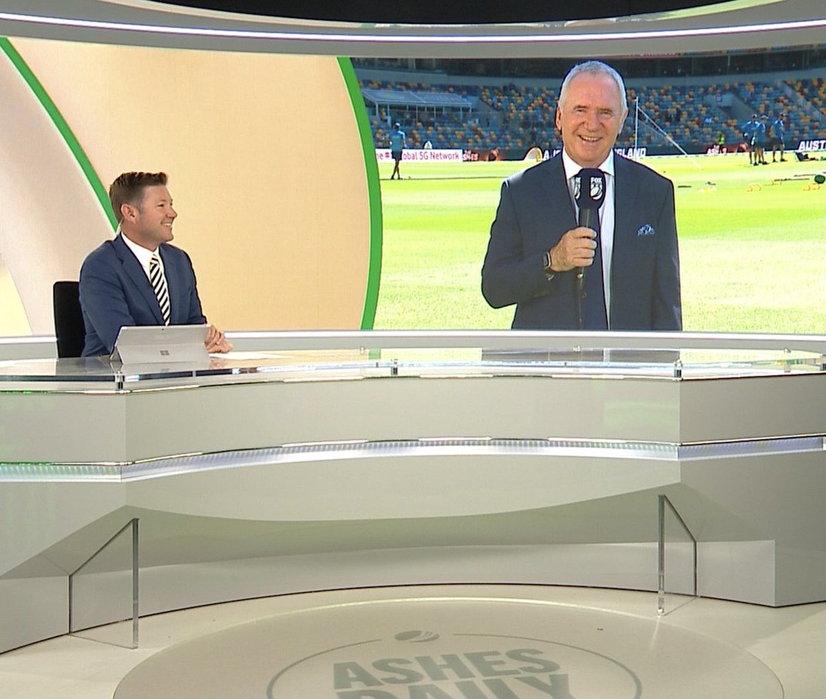 Jim Callinan (@jbcallinan) on Twitter photo Huge third day for <a href="/CricketAus/">Cricket Australia</a> & <a href="/ECB_cricket/">England and Wales Cricket Board</a> at the #Gabba. Get the latest before play with #AshesDaily - from 0930 AEST on <a href="/FoxCricket/">Fox Cricket</a> & <a href="/FOXSportsNews/">FOX SPORTS News</a> with Allan Border and @KathLoughnan joining us live from Brisbane. 🦊🏏 Huge third day for <a href="/CricketAus/">Cricket Australia</a> & <a href="/ECB_cricket/">England and Wales Cricket Board</a> at the #Gabba. Get the latest before play with #AshesDaily - from 0930 AEST on <a href="/FoxCricket/">Fox Cricket</a> & <a href="/FOXSportsNews/">FOX SPORTS News</a> with Allan Border and @KathLoughnan joining us live from Brisbane. 🦊🏏