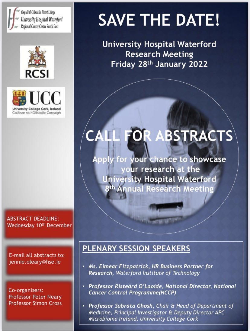 Abstract deadline tomorrow!!! All welcome!!!!