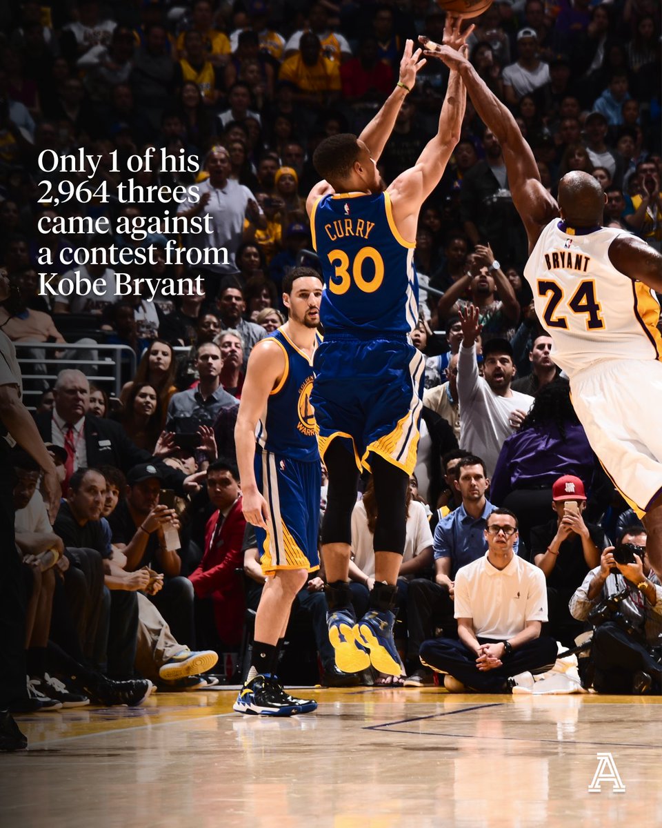 TheAthletic's tweet photo. He didn't have much success against Kobe Bryant 🐍 https://t.co/BaADEnR2Ap