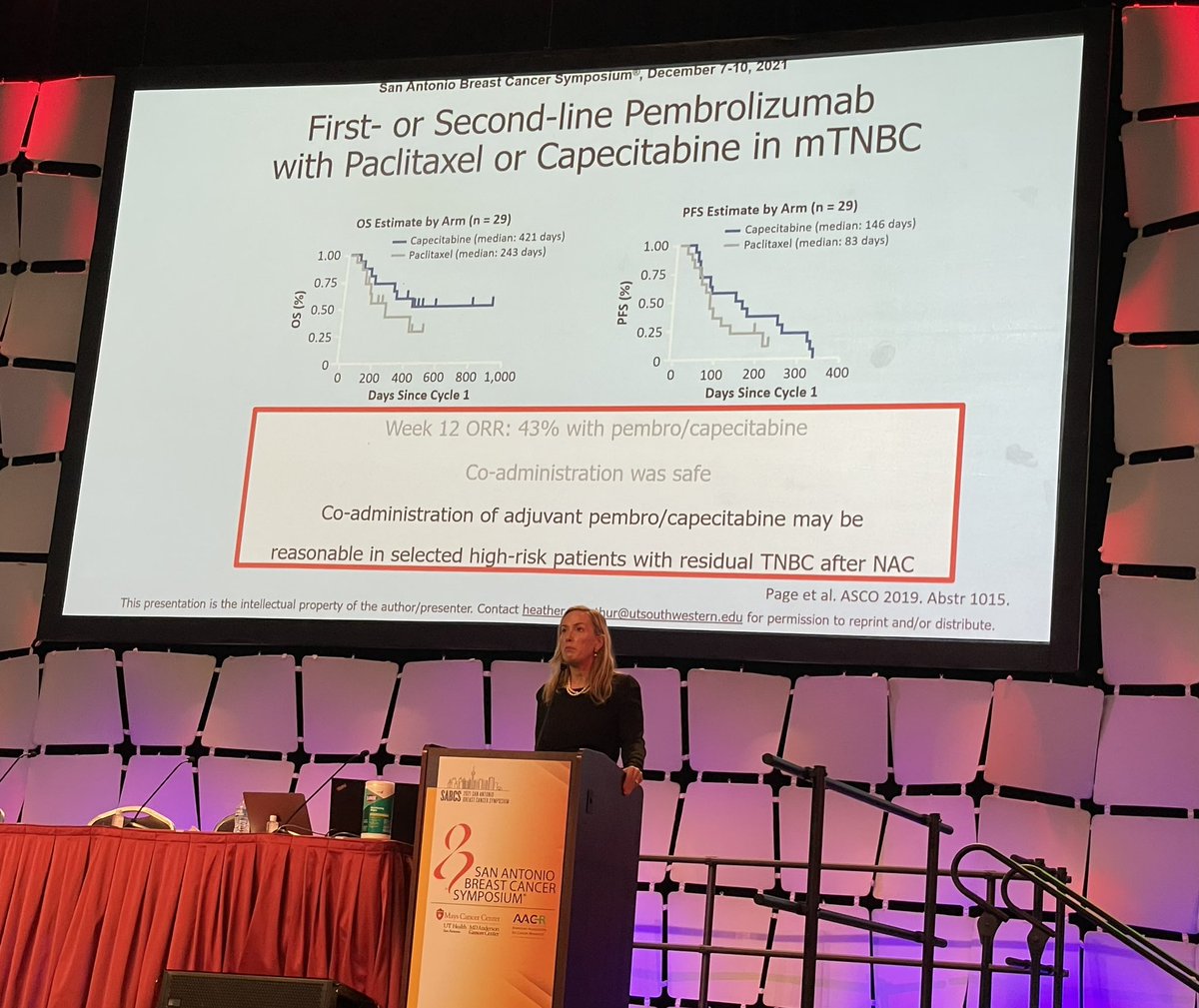 Fantastic education presentation by @hmcarthur @utswcancer on Immune Therapy in (Neo)adjuvant Setting! #SABCS21