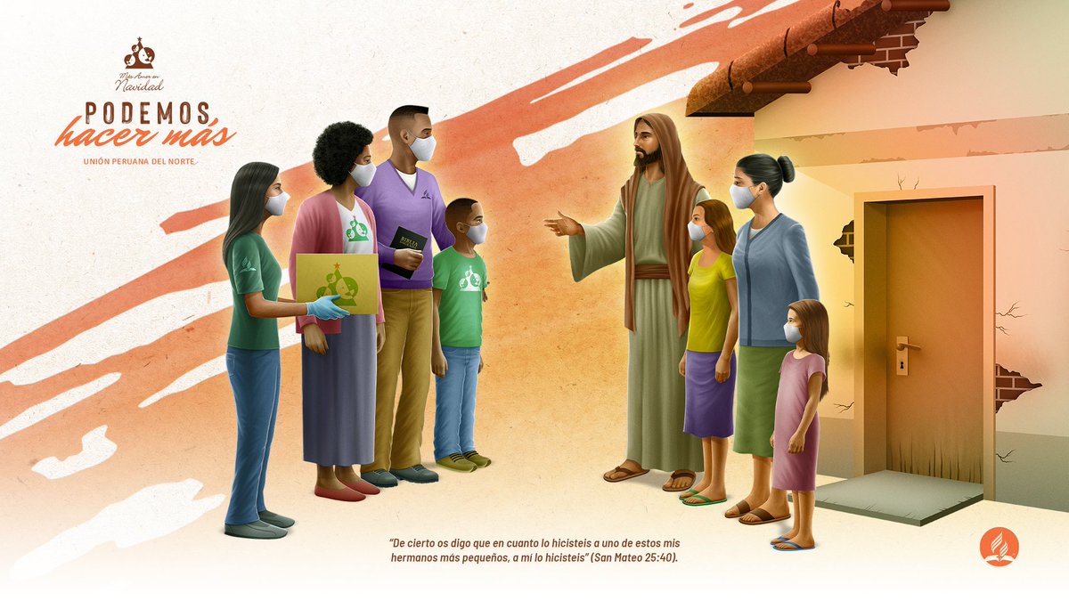 AdventistasMPN's tweet photo. #PodemosHacerMás 🤝Que la bondad de Dios pueda iluminarnos para que podamos ser sus manos y sus recursos para quienes más lo necesitan, y así sea durante toda nuestra vida. Manos palma contra palma #MásAmorEnNavidad ❤️ https://t.co/xNT5F7ZkFN