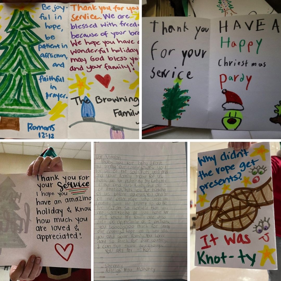 KarlTrumanLaw's tweet photo. We are so excited to take part in the @HonorFlightBG 2nd annual Christmas Cheer campaign! Karl Truman Law Office is paying the postage to send these beautiful Christmas cards to veterans throughout our community.
#ChristmasCheer #HonorFlightBluegrass #CountOnTheColonel https://t.co/KkhdLAMUHq