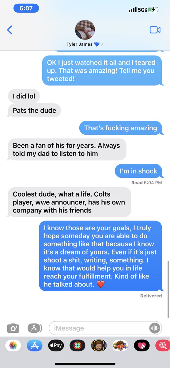 Madison Quick West (@m_west1002) on Twitter photo Pt 4: trust me he could talk your ear off if you let him. In the end I would like to say how thankful I am. Here’s to supporting your show, my hubs and those like him like him that have an unbelievable passion for sports 💙 <a href="/PatMcAfeeShow/">Pat McAfee</a> <a href="/Tyler_James1002/">tyler west</a> #PMSFANDUELFAMILY Pt 4: trust me he could talk your ear off if you let him. In the end I would like to say how thankful I am. Here’s to supporting your show, my hubs and those like him like him that have an unbelievable passion for sports 💙 <a href="/PatMcAfeeShow/">Pat McAfee</a> <a href="/Tyler_James1002/">tyler west</a> #PMSFANDUELFAMILY