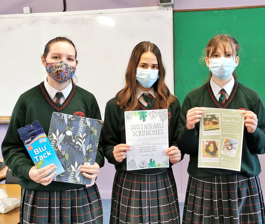 News_St_Marys_B's tweet photo. Transition Years have their school based Mini Company Christmas Fair on Friday 17 December @GavinDuffy

Information &amp; product leaflets on display throughout the school #xmasgifts

Impressed with the Sustainable Crunchies Team and their PR marketing campaign @LEOFingal @fingalsea https://t.co/wKepnJ6Qvj