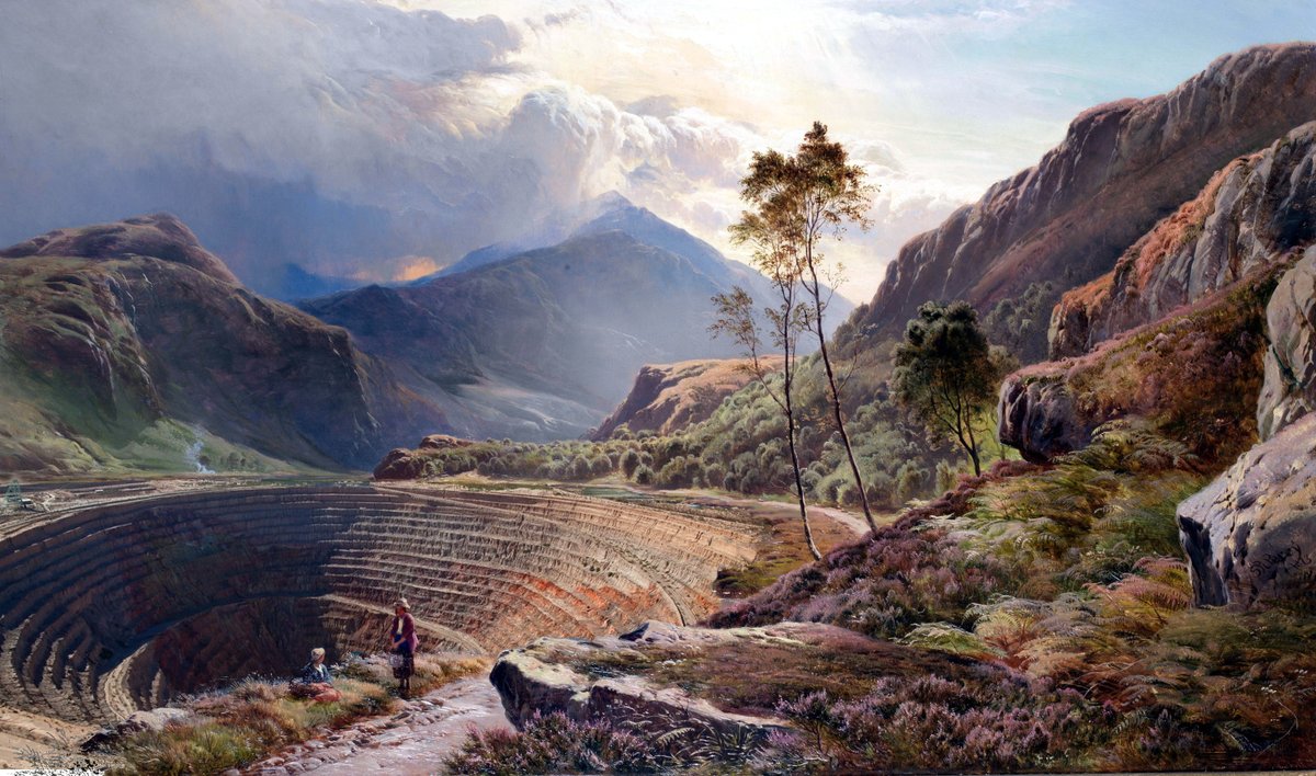 AndrewStuartArt's tweet photo. Llyn-y-Ddinas, Sydney Richard Percy, modernized #art https://t.co/SJrw2yooxd