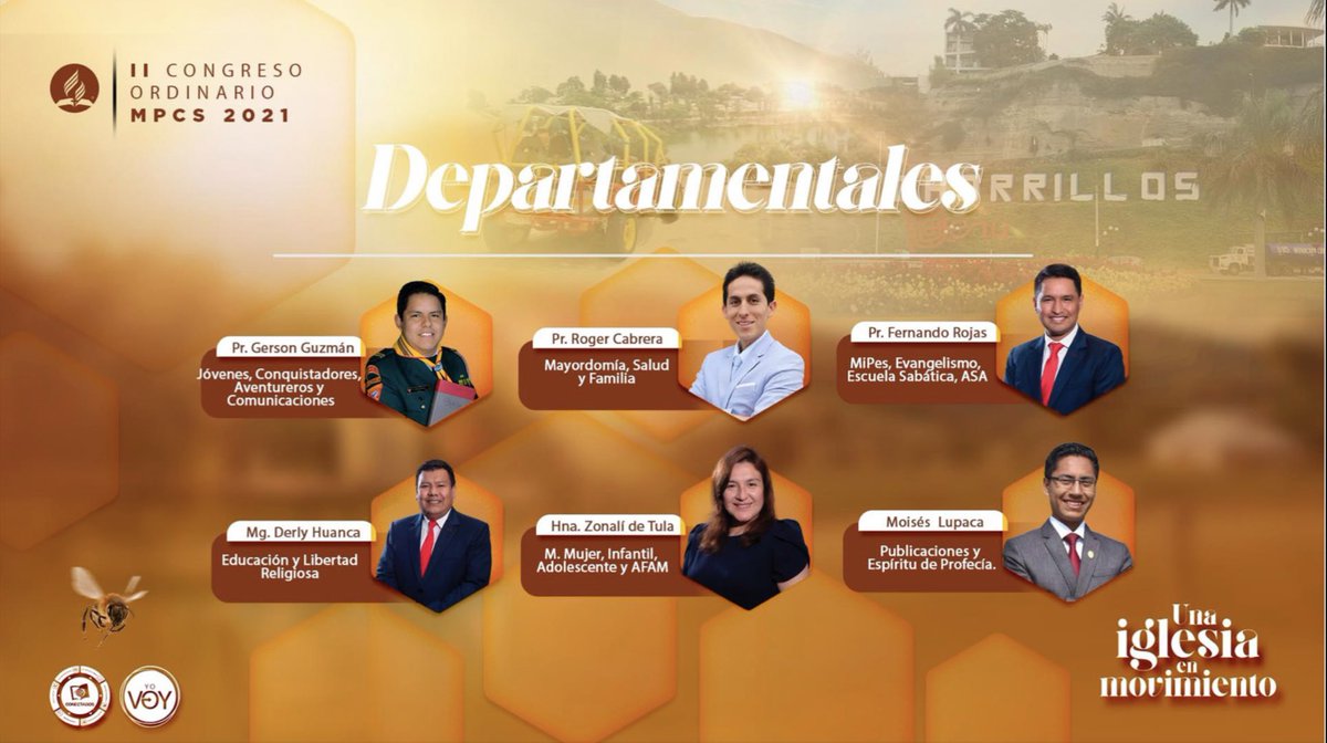 La Misión Peruana Central Sur presenta a su nuevo equipo de líderes nombrados en su II Congreso Ordinario. Nuestras oraciones por ellos!