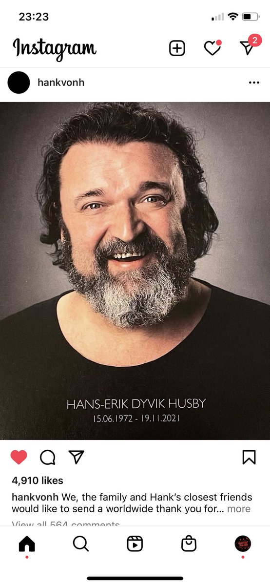 RIP <a href="/HankvonH/">hank von hell</a> Attended the funeral via livestream today in Norway! 🇳🇴 Very touching send off for the man, the myth, the legend. Was looking forward to your postponed concert at <a href="/KnustHamburg/">Knust Hamburg</a> 🎩🖤🤘🏻 Hank von Hell #hankvonhell #turbonegro #legend #RIP #norway <a href="/TurbonegroHQ/">Official Turbonegro</a>