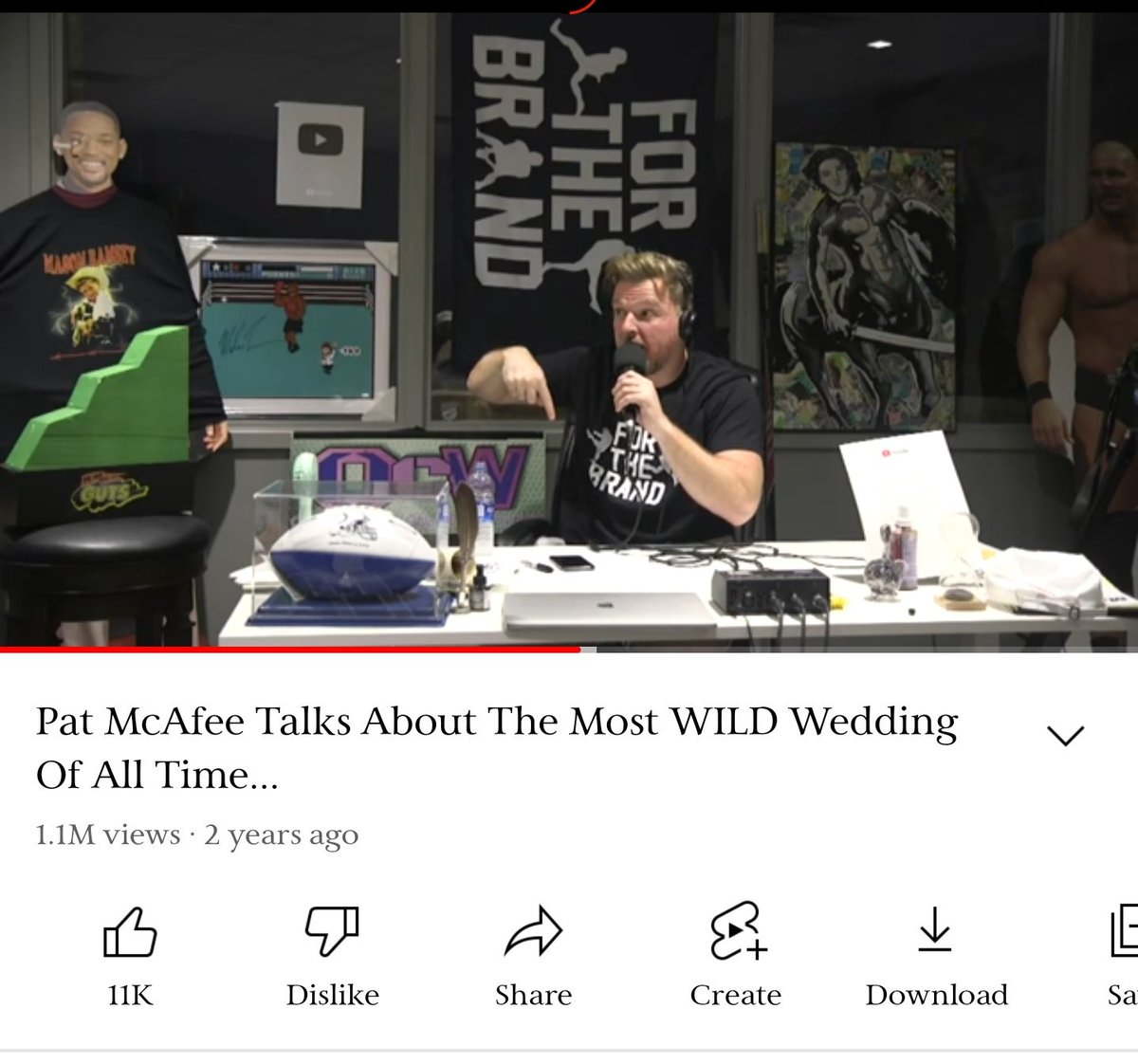 JThomas__20's tweet photo. My first episode of @PatMcAfeeShow 
#PMSFANDUELFAMILY https://t.co/88dkZO8299