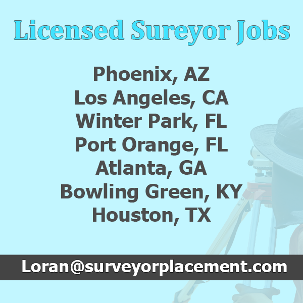 SurveyorHelp's tweet photo. Looking for a change? To relocate? Plenty of opportunities out there ranging from Department Managers to Project Managers for Professional Licensed Surveyors.

Send an email to Loran@surveyorplacement.com

#landsurveying #surveylife #landsurveyor #landsurvey https://t.co/eyhCt2EmMa