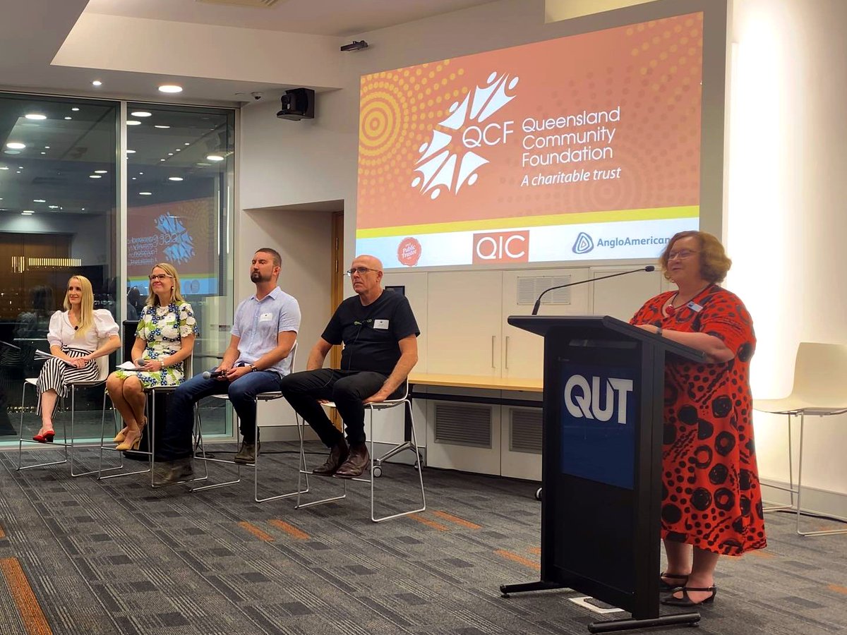 Last night, <a href="/MCRlaw/">McCullough Robertson</a>'s COO Kim Trajer appeared as part of a panel discussion on The Future of Philanthropy at the Queensland Community Foundation's end of year celebration.

Thank you to <a href="/QUT/">QUT</a> for hosting such a memorable event.

#McR #philanthropy #communitypartnerships