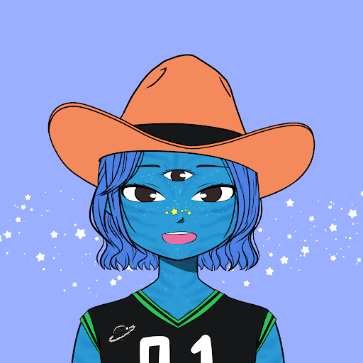 CosmicBullGirl's tweet photo. Cosmic Cowgirls #3134 @CowgirlsNFT bought for 0.039Ξ ($162.41) #NFT https://t.co/ZWmXlma4jW https://t.co/meqgm6ZHjn