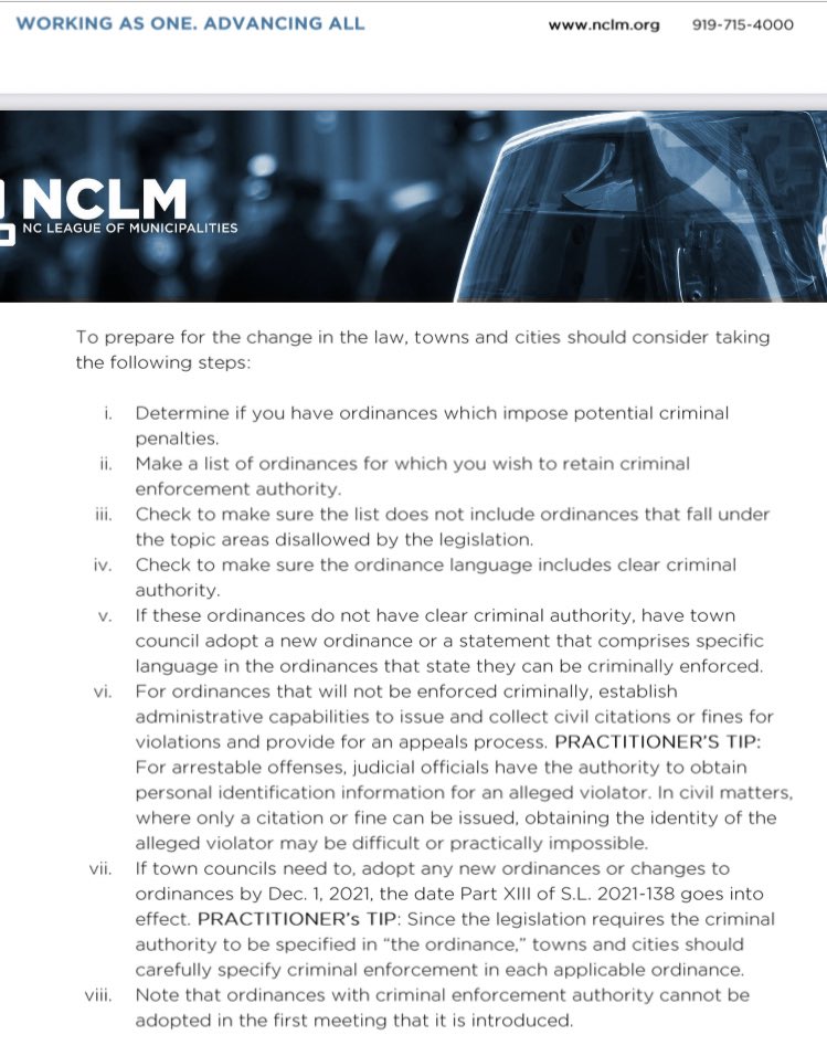 New state legislation decriminalizes many city ordinances. It took effect Dec 1.  But Charlotte has not completed its review of which ones fall under the new law and which they will still criminally enforce. 
This was the guidance given to cities <a href="/wsoctv/">WSOCTV</a>