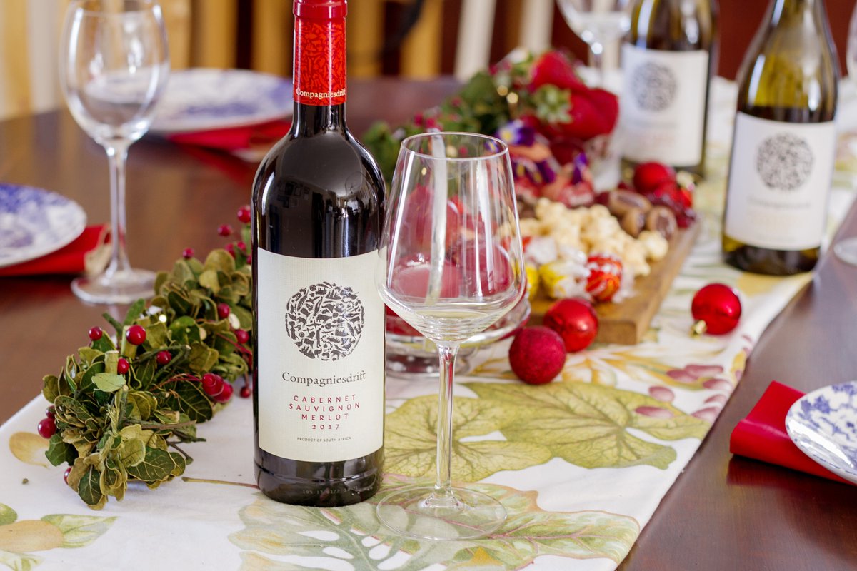 Christmas lunch or dinner will be so much better with #Compangiesdriftwine. Order online at compagniesdrift.com/shop/, get them from  retailers like Spar, PicknPay or Checkers Liqourshop or buy them at our Wine &amp; Farm Shop compagniesdrift.com/wine-farm-shop/

#ChristmaswithCompagniesdrift