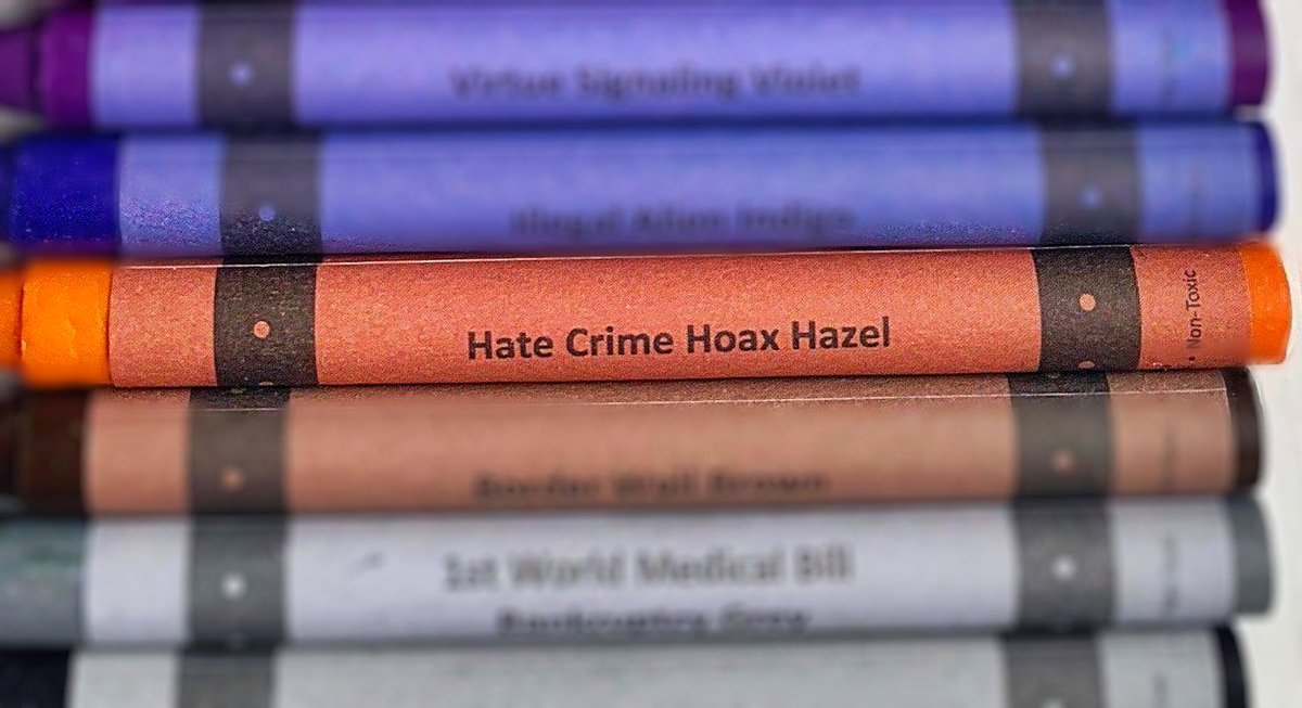 In honor of Jussie, I have a crayon for him