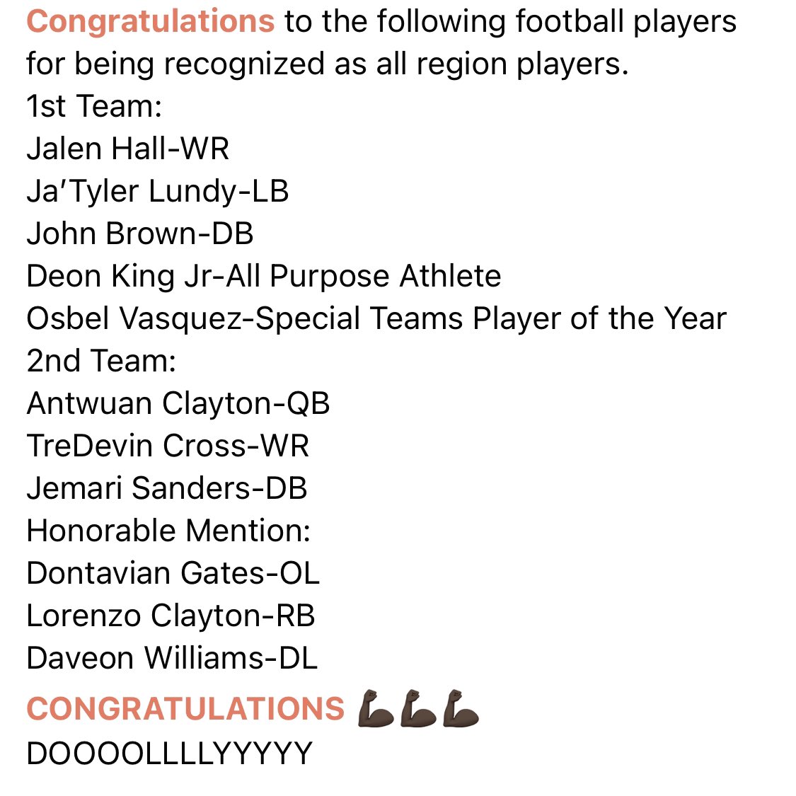 Blessed to be Named - 1st Team All Region 🙏🏾😤 <a href="/RecruitGeorgia/">Recruit Georgia</a> <a href="/PhillipHale_/">Phillip Hale Def Coor. Burke County HS</a>  <a href="/D1boundfactory/">D-1 BOUND</a>