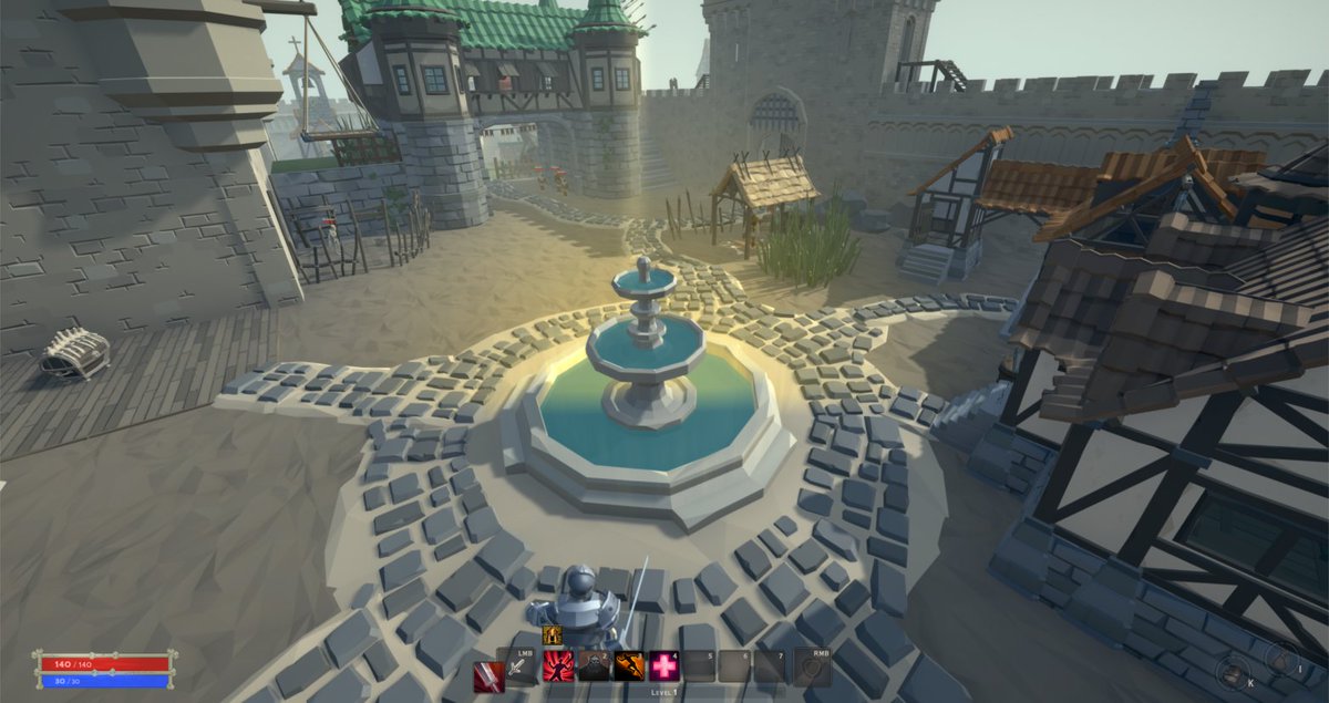 warboy_game's tweet photo. Inside the castle walls #Metaverse #CryptoGaming #Blockchain https://t.co/y6fUPD9oPX