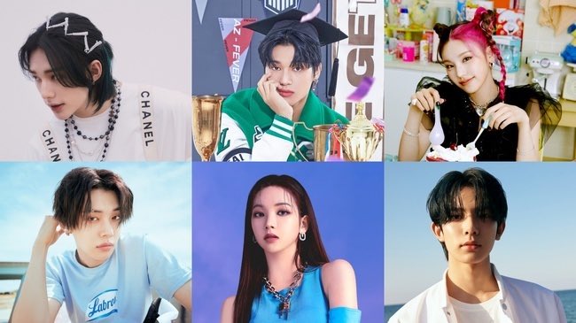 UpdateKBoys's tweet photo. 🚨 OS BIGS! Hyunjin (Stray Kids), Wooyoung (ATEEZ), Yeji (ITZY), Yeonjun (TXT), Karina (aespa), e Heeseung (ENHYPEN) farão um stage de abertura no MAMA 2021 com o tema “BlooM the Sound”. https://t.co/2i4PdQrFuQ
