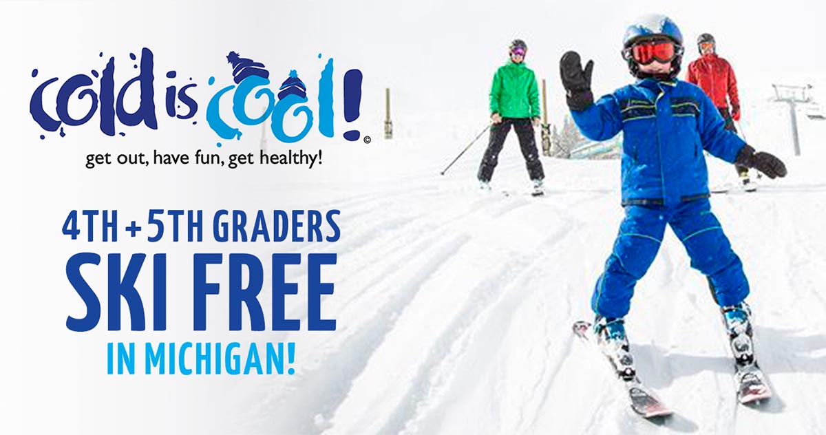 PureMichigan's tweet photo. Did you know that 4th and 5th graders can ski FREE at ski areas throughout Michigan?
Learn more about @SkiSnowboardMi's #ColdIsCool program here: https://t.co/LUcj7dfhYA | #PureMichigan https://t.co/h0hWgppnpv