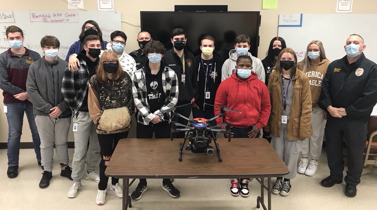 BT BOCES IP (@btboces_ip) on Twitter photo (5/5) BC Sheriff's Dept. Lt. Ben Harding and civilian Kevin McManus offered a terrific ādroneā presentation to our @BroomeBOCES Criminal Justice students today. <a href="/McNairBOCES/">Thomas McNair</a> <a href="/BTCareerTechED/">CTE</a> <a href="/BOCESofNYS/">BOCES of New York</a> @AnnamaeScheuerm (5/5) BC Sheriff's Dept. Lt. Ben Harding and civilian Kevin McManus offered a terrific ādroneā presentation to our @BroomeBOCES Criminal Justice students today. <a href="/McNairBOCES/">Thomas McNair</a> <a href="/BTCareerTechED/">CTE</a> <a href="/BOCESofNYS/">BOCES of New York</a> @AnnamaeScheuerm