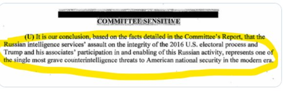 Diabolic600's tweet photo. @JackieGolub @mtgreenee @AdamSchiff @HillaryClinton Or they could try reading the conclusion of the Republican Senate report.  I don't think any Republicans actually read it. https://t.co/bLMFOwKGUK