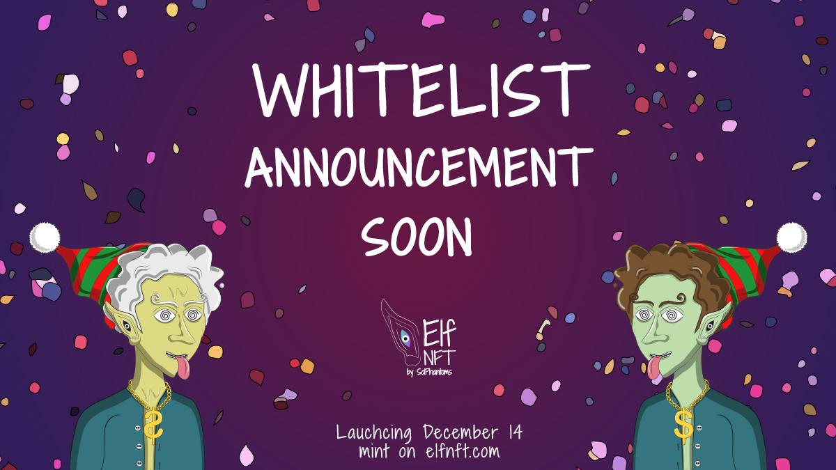 ElfNFT's tweet image. RISE AND SHINE!! ☀️☀️
SOME EXCITING NEWS FROM THE ELVES
🚨🚨🚨🚨🚨🚨🚨🚨🚨🚨🚨🚨🚨🚨🚨
MINTING STARTS ON DEC 14 @ 15:07 UTC