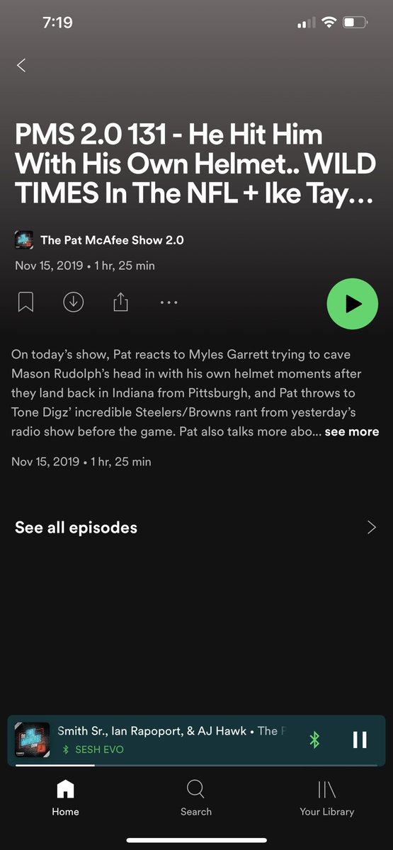 #PMSFANDUELFAMILY 🤙🏼 Congrats <a href="/PatMcAfeeShow/">Pat McAfee</a> - well deserved dude.