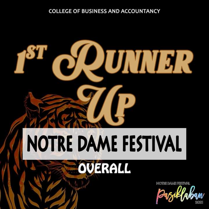 cbacouncil_ndu's tweet photo. ND FEST PASIKLABAN 2021 OVERALL 1ST RUNNER UP 🏆
#CBALagitLagi
#HomeOfTheChampions
#TheTigersWay
#NDFestPasiklaban2021 https://t.co/reZ6J1Roa5