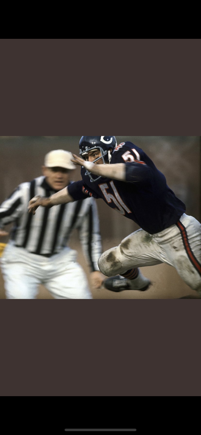 Happy Birthday to the greatest linebacker of all time, Dick Butkus. If you disagree, you never saw him play. 