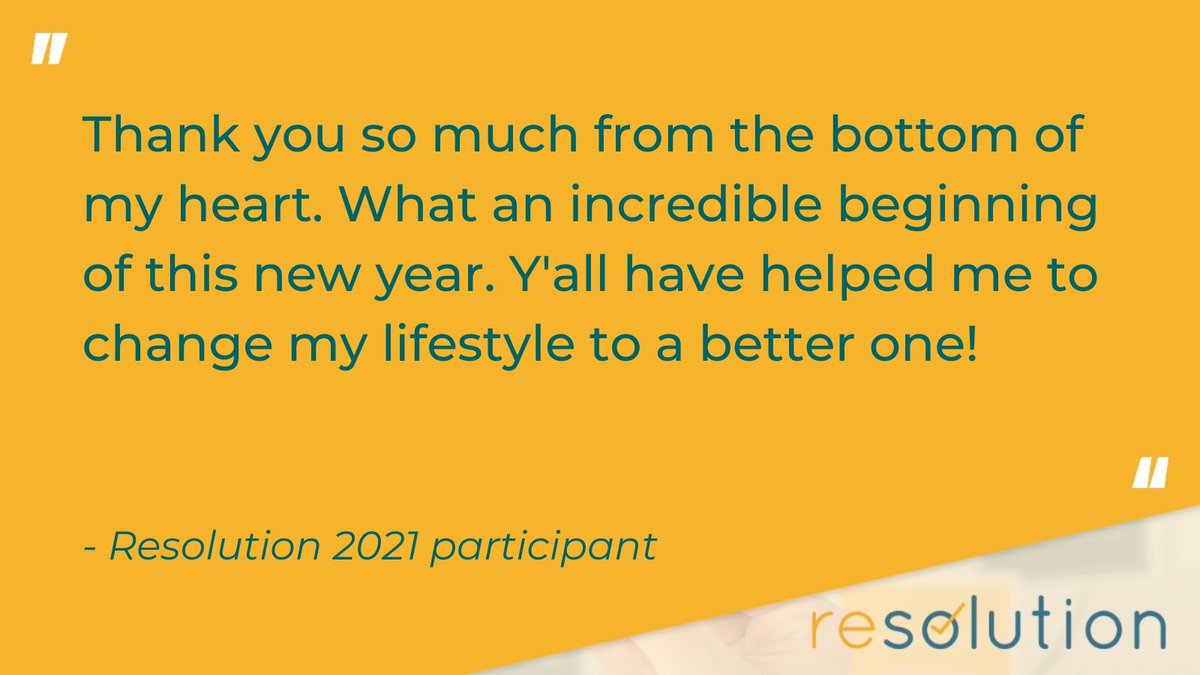 memorialhermann's tweet photo. What are people saying about Resolution? Check it out for yourself. Join the free program that helped 80,000 Houstonians take control of their health. It all begins January 1st. Sign up today: https://t.co/h1UuArlUy2
#ReSOLVED2022 https://t.co/bIjD6q0MtZ