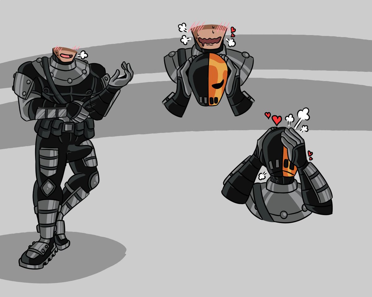 colesasinus's tweet photo. I always loved Slade/Deathstroke so here someone that may like cosplaying as him a little too much, especially with the provided "help"

(NSFW version) https://t.co/Hp3B1jHA91