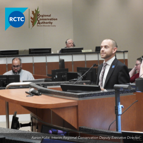 WesternRCA's tweet photo. The link between habitat conservation & transportation infrastructure is clear. RCTC and RCA are leading the way. The #MSHCP supports transportation & protects the environment. The @California_CTC heard how the MSHCP works and its impact to deliver transportation infrastructure. https://t.co/B1VEI8tESA