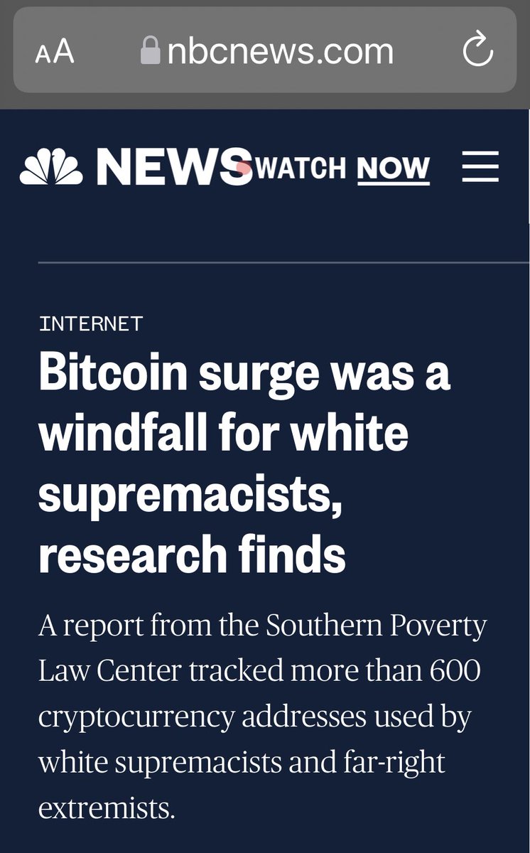What a hit job by the media. It’s a fucking joke. #bitcoin