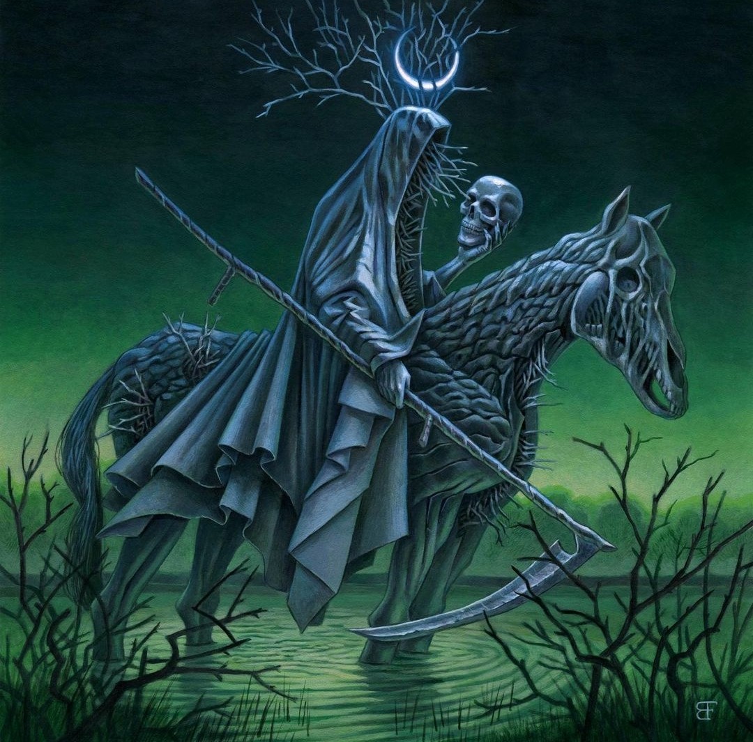 deathbyhibachi's tweet image. Horseman 

#Art by Brendon Flynn