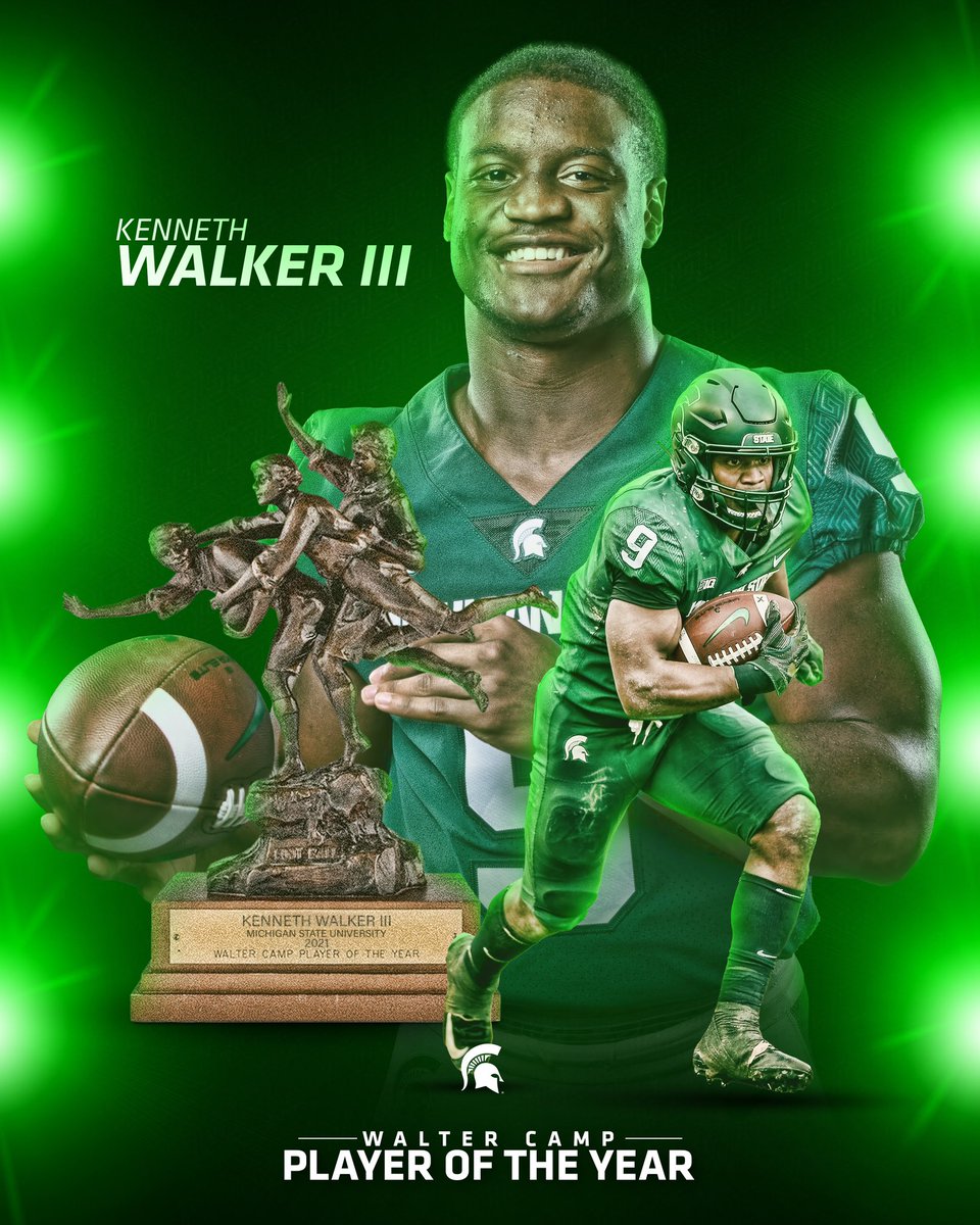 K9 is the <a href="/WalterCampFF/">Walter Camp Football</a> Player of the Year 🏆 #GoGreen