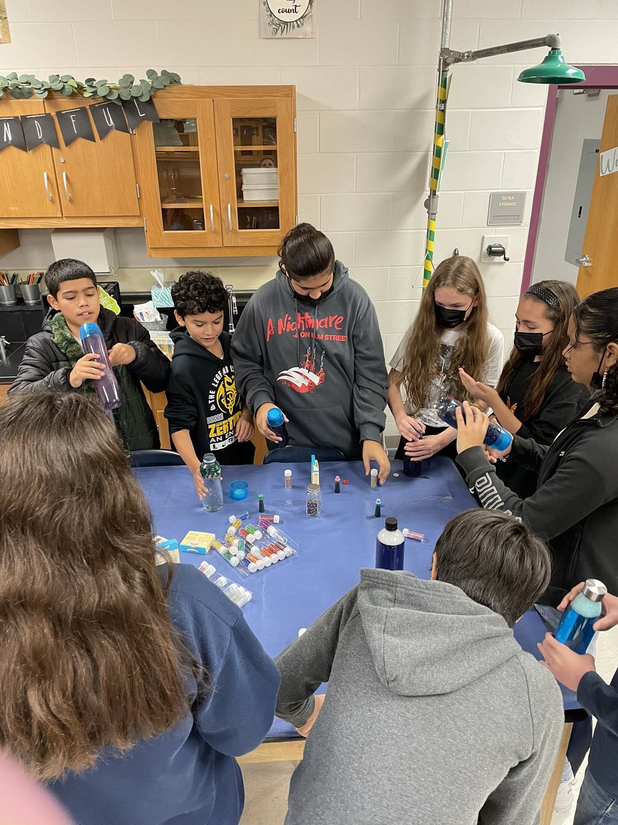 CoachFryar's tweet photo. @NISDConnally it was a “calm” ing jar kind of day. Healthy Habits students made their calming jars today. Glitter everywhere, but they had a great time, and were very grateful for the opportunity! @NISDWholeChild https://t.co/7mAMeG5ohL