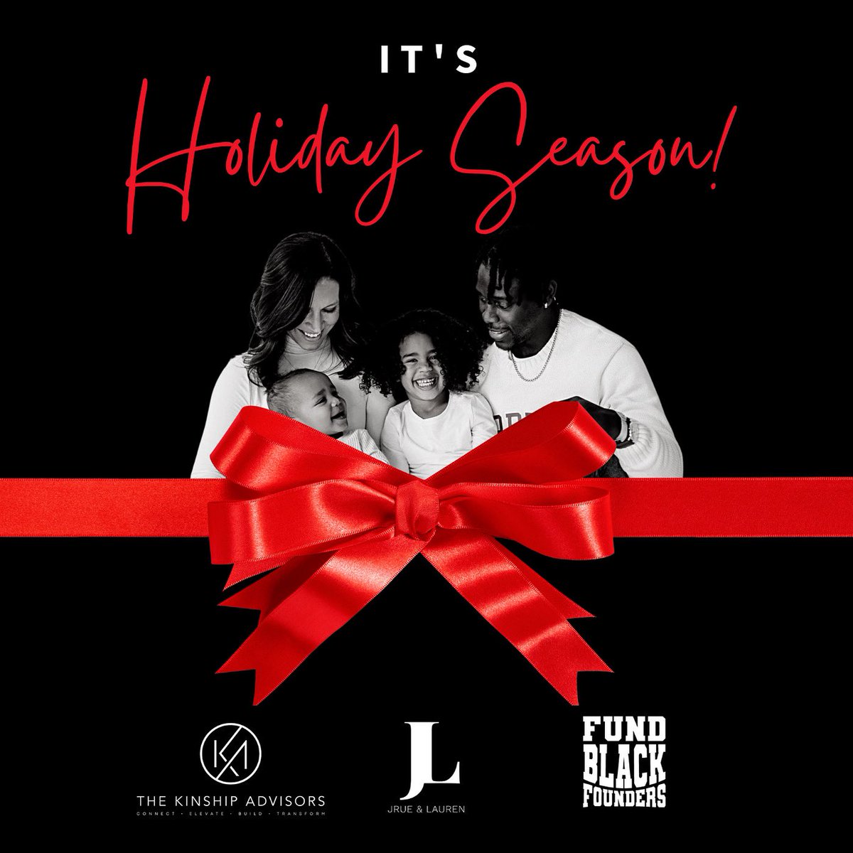 Happy Holidays! 🎄 As you do your shopping for loved ones, remember to give & gift Black this Holiday season! When you invest in Black owned businesses & nonprofits, you are supporting Black families & Black futures! 🤎 #giveblack #giftblack #blackowned #holidayszn #jlhfund
