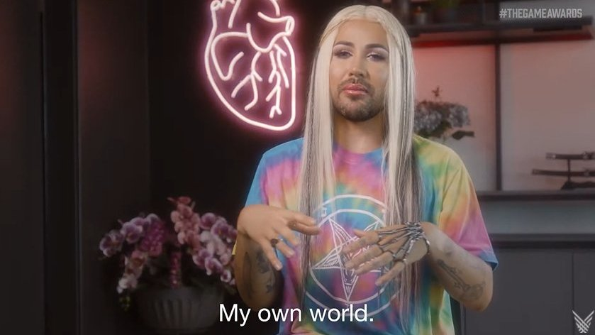 poptime's tweet photo. 🚨 DO CEARÁ PRO MUNDO!

Samira Close representou a comunidade LGBTQIA+ na maior premiação de jogos do MUNDO, o #TheGameAwards! 🏳️‍🌈 https://t.co/KcgelEd5ni