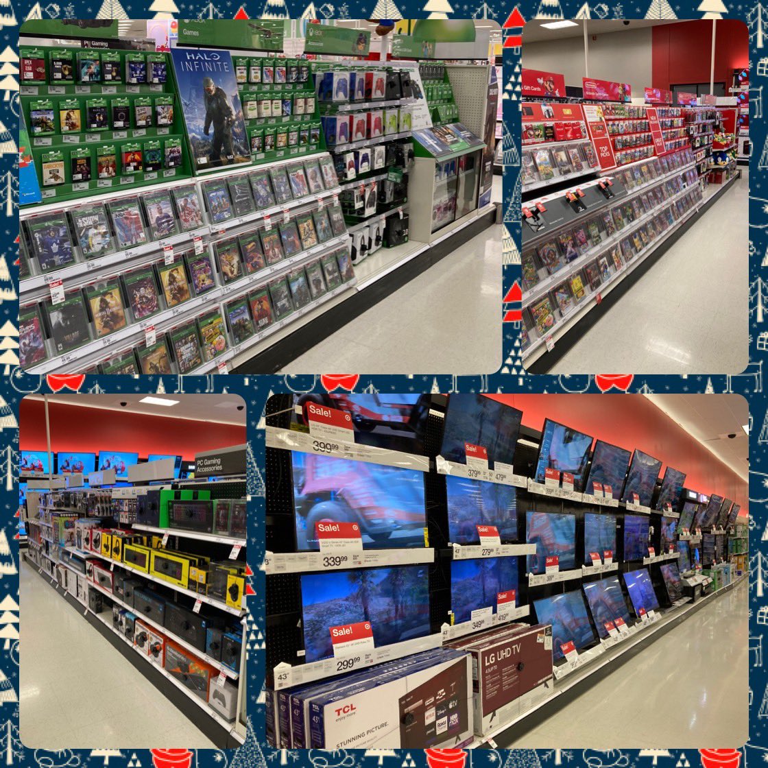 Make your list, check it twice…Target team N Sarasota has all the nice…ZONE, that is. 16 Days till Christmas. Let us give you some inspiration!!! From accessories to wear, video games to play, TV’s to view and books to read!!!! We’ve got it all!!!! <a href="/AlexCoogan3/">Alex Coogan</a>