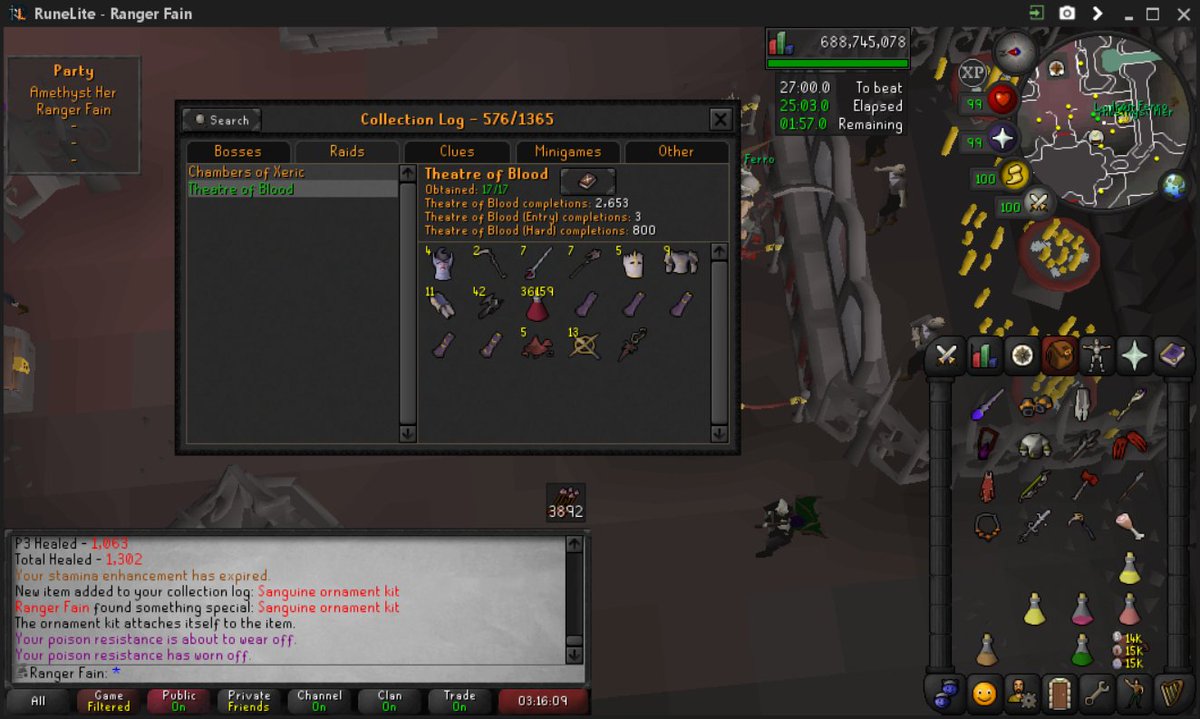RangerFain's tweet photo. Completely filled out green ToB log https://t.co/XLpdi8FlPy