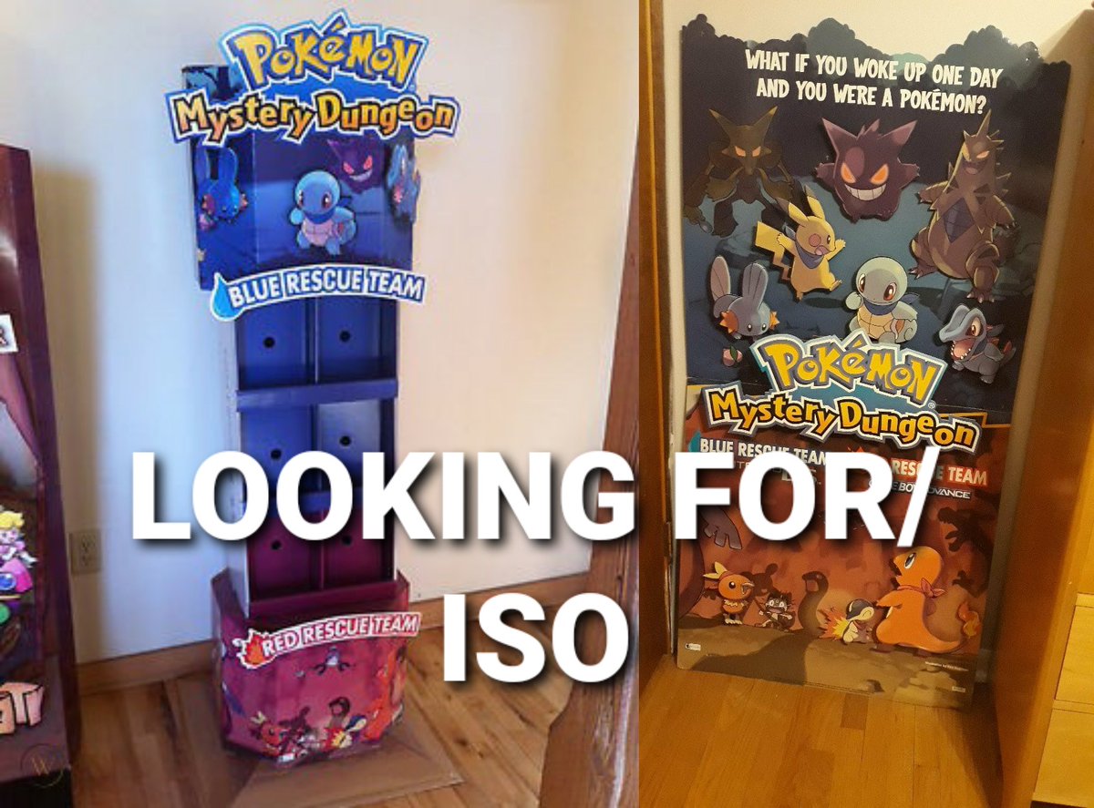 CollectorPmd's tweet photo. Trying to get the word out that I am looking for these Pokemon Mystery Dungeon displays for preservation. Any help is appreciated 🙏
#pokemon #pokemonmysterydungeon #pokemondisplays #pokemondisplay #pokemonstandees #storedisplay #promo #ISO #WTB https://t.co/j0igfnznPq