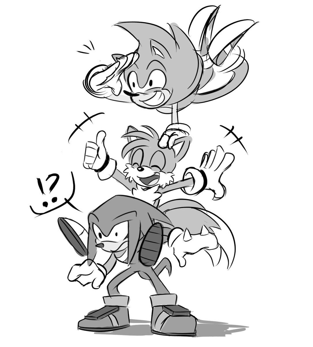 Sikyurame's tweet photo. Me and the bois after watching the movie trailer 👀👀
#SonicMovie2 https://t.co/t96H2dPBTQ