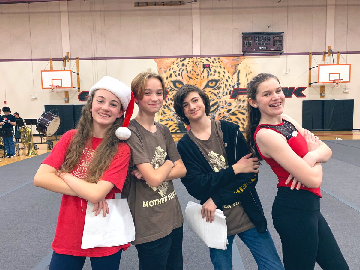 missaday's tweet photo. We cheered, we danced, we performed, we silly stringed.  MC’ed by some pretty incredible CPMS students, our three pep rallies today showcased CPMS talent and Leopard pride! 🐆📣 @DrMorganLISD @KaceySelken @amanda_langseth https://t.co/g1GOW8ViQo