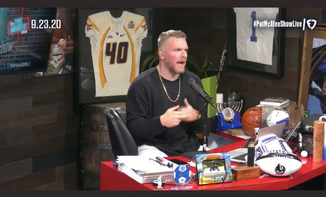 Throwback to the day I called in &amp; @PMIMett spelled my name wrong &amp; <a href="/PatMcAfeeShow/">Pat McAfee</a>  gave him so much shit for it 😂 #PMSFANDUELFAMILY