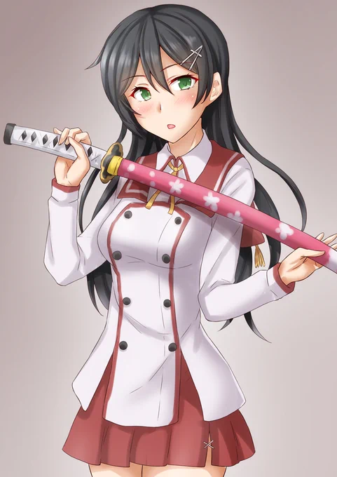 リクエストより衛藤可奈美コス親潮
#艦これ 