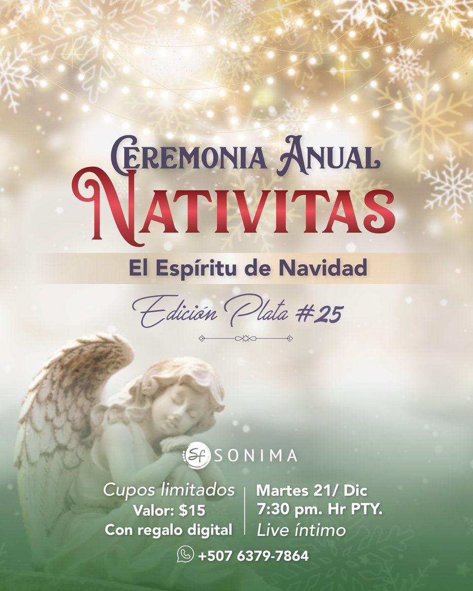 Ceremonia Anual de Nativitas/ Dic 21 con el Ángel de la Navidad instagram.com/p/CXMPLQDLp5i/…
