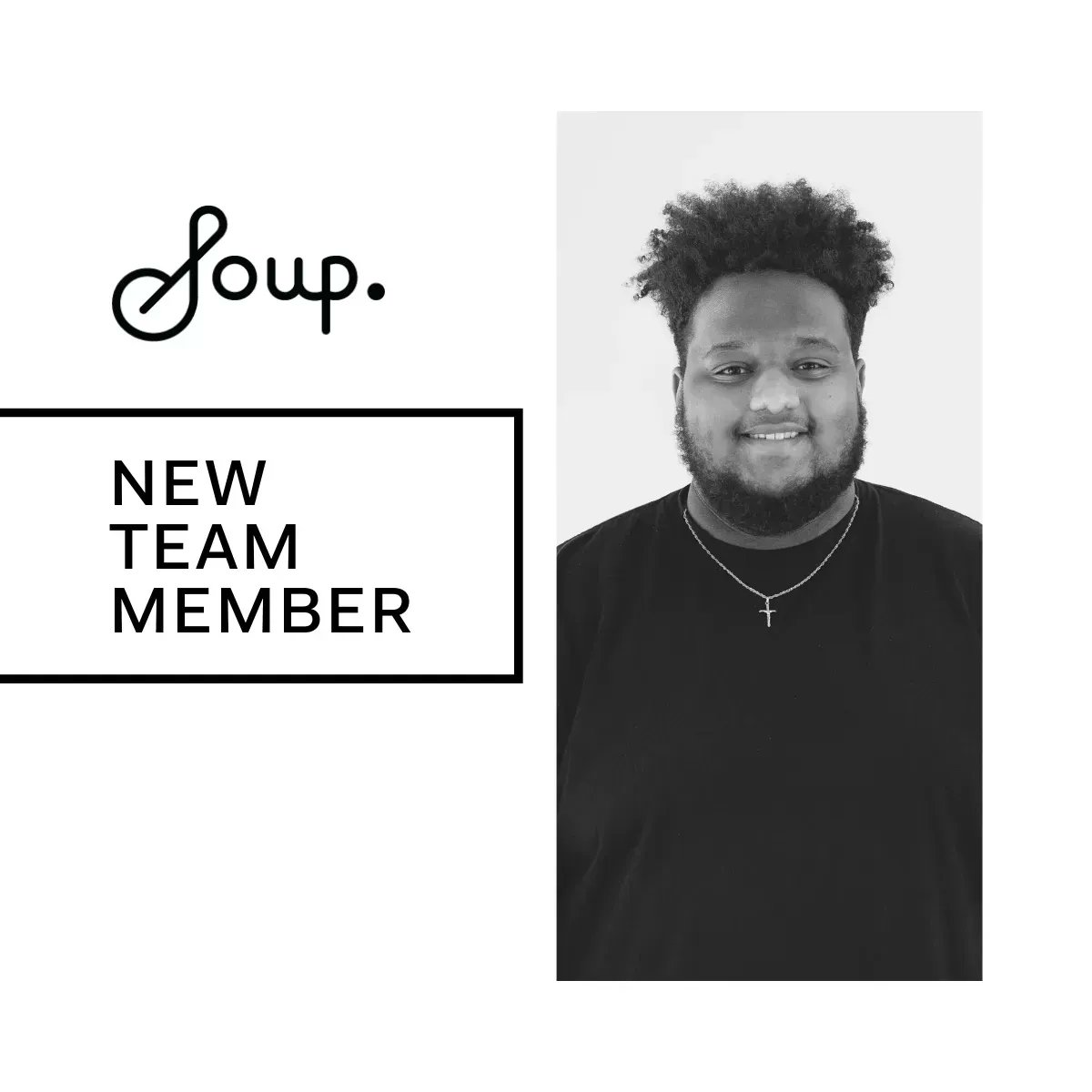 We are ecstatic to announce that we have a new member on the #team! Meet Jonathan, our Soup Operations Coordinator. We look forward to the ideas and energy he will bring to Soup. Drop a comment of encouragement to Jonathan from the Soup community!