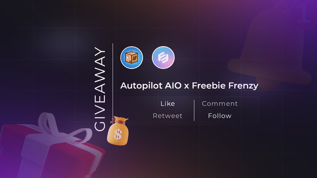 glitchaddicts's tweet image. Teamed up with our friends @autopilotaio to offer a chance to win a few keys 🎉

@FreebieFrenzy ~ 1x License
@autopilotaio ~ 1x License 

To Enter: 
- Like this ❤️
- RT ♻️

Tag a friend for an extra entry 🍀 

Must be following us to claim your prize, goodluck! 🎯