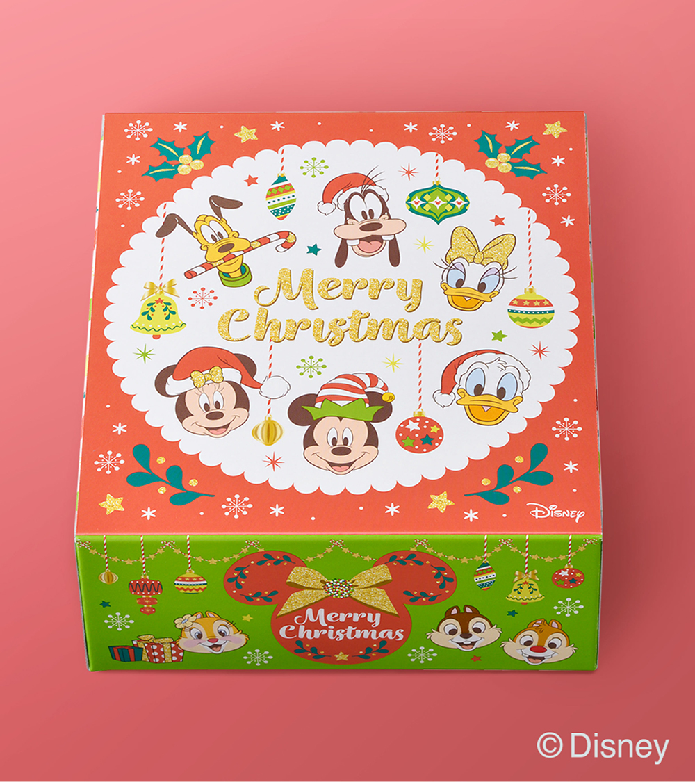 銀座コージーコーナー ディズニー クリスマス コレクション 9個入 人気の ミッキー フレンズ をデザインした9種のプチケーキが クリスマス 仕様に サンタ帽をかぶった ミッキー やトナカイに扮した プルート など パーティーが盛り上がる